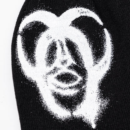 Carpet Company Biohazard Zip Beanie - Black