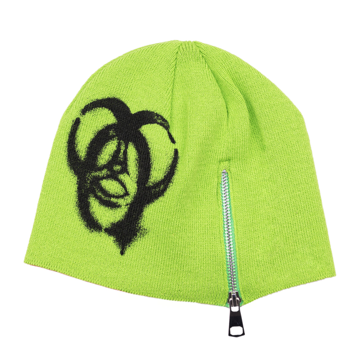 Carpet Company Biohazard Zip Beanie - Green