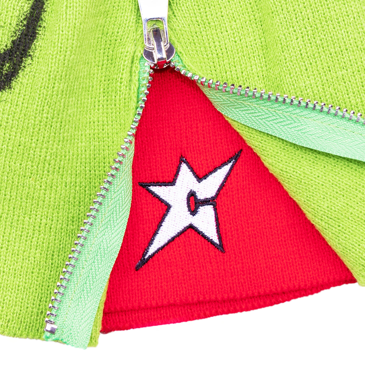 Carpet Company Biohazard Zip Beanie - Green
