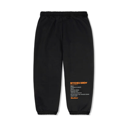 Butter Goods Miles Davis Bitches Brew Sweatpants - Black