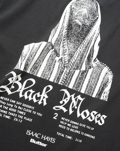 Butter Goods Black Moses Tee - Washed Black
