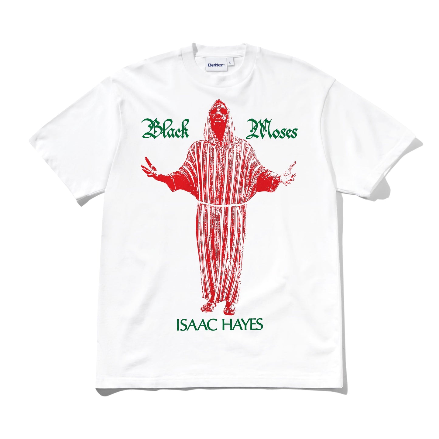 Butter Goods Black Moses Tee - White