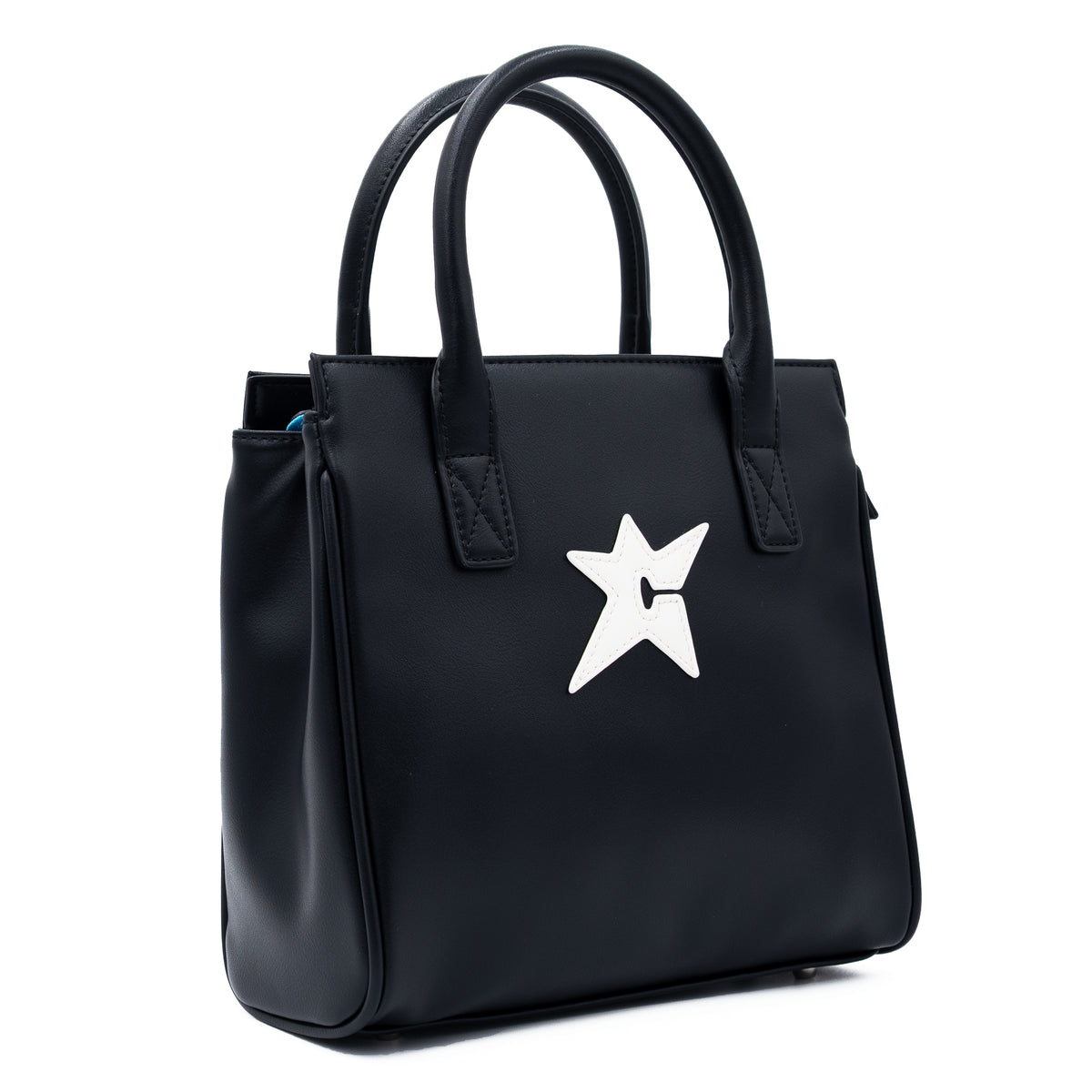 Carpet Company C-Star Leather Purse - Black