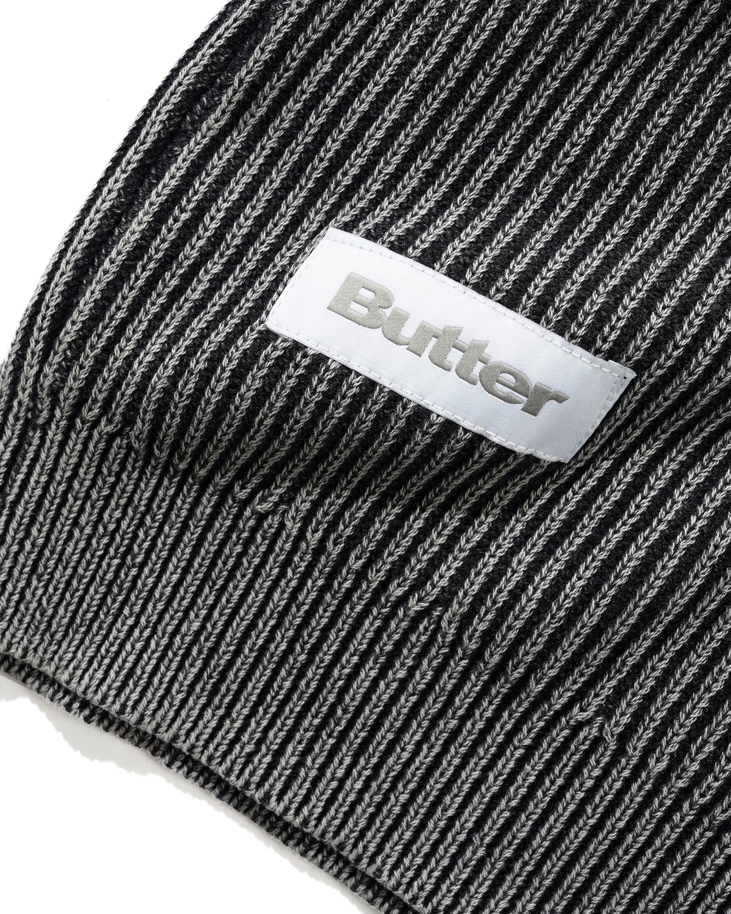 Butter Goods Bleached Knit Sweater - Black