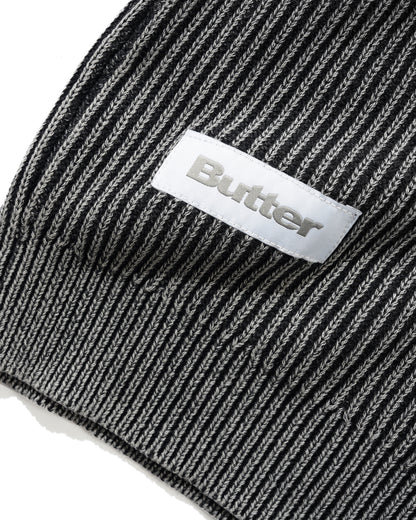 Butter Goods Bleached Knit Sweater - Black