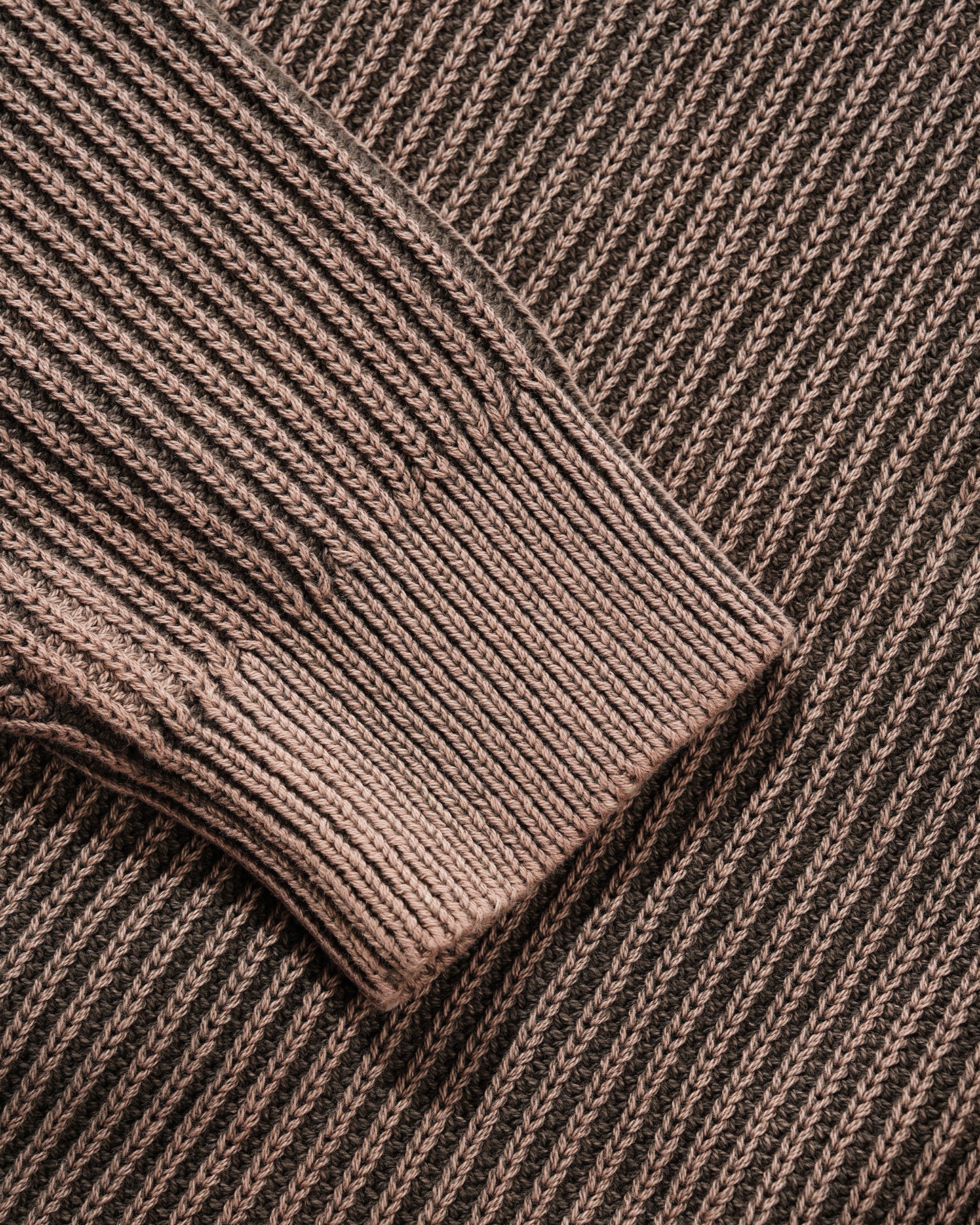 Butter Goods Bleached Knit Sweater - Brown