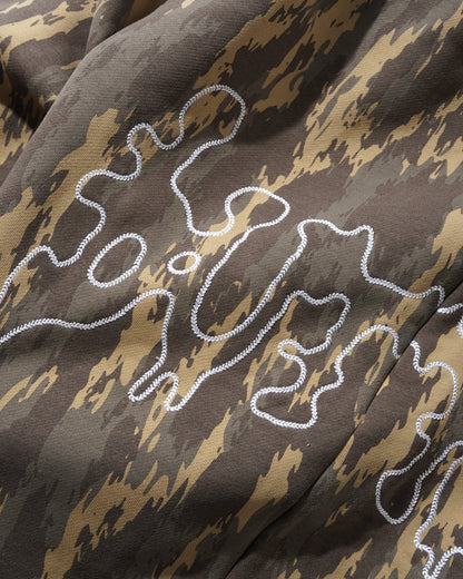 Butter Goods Blotch Fleece Pants - Washed Camo