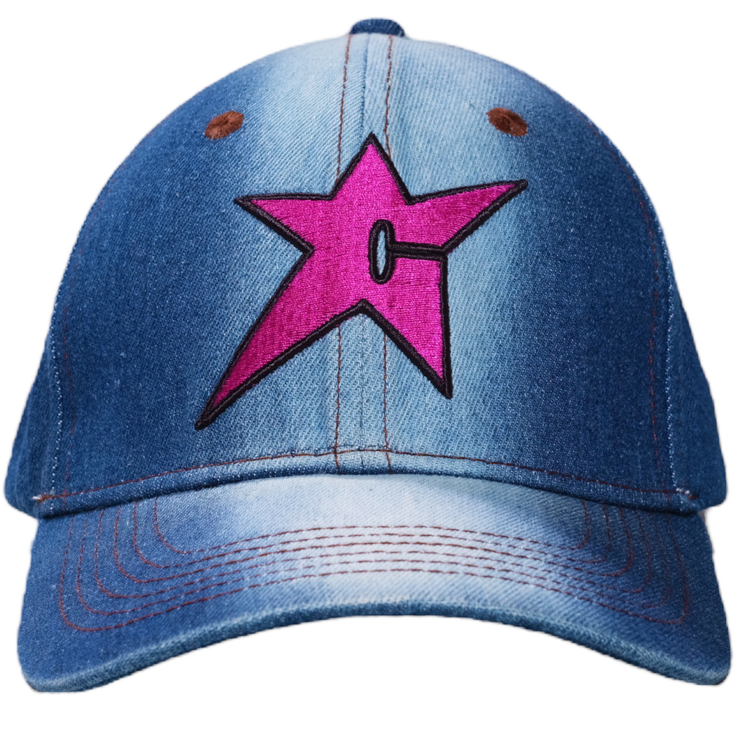 Carpet Company C-Star Bleached Denim Hat - Blue