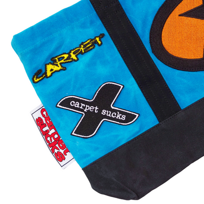 Carpet Company Race Tote - Cyan