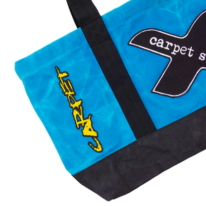 Carpet Company Race Tote - Cyan