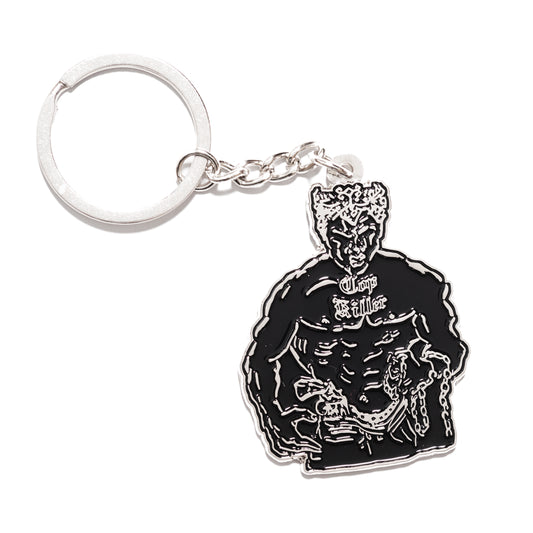 Carpet Company Body Count Enamel Keychain - Black