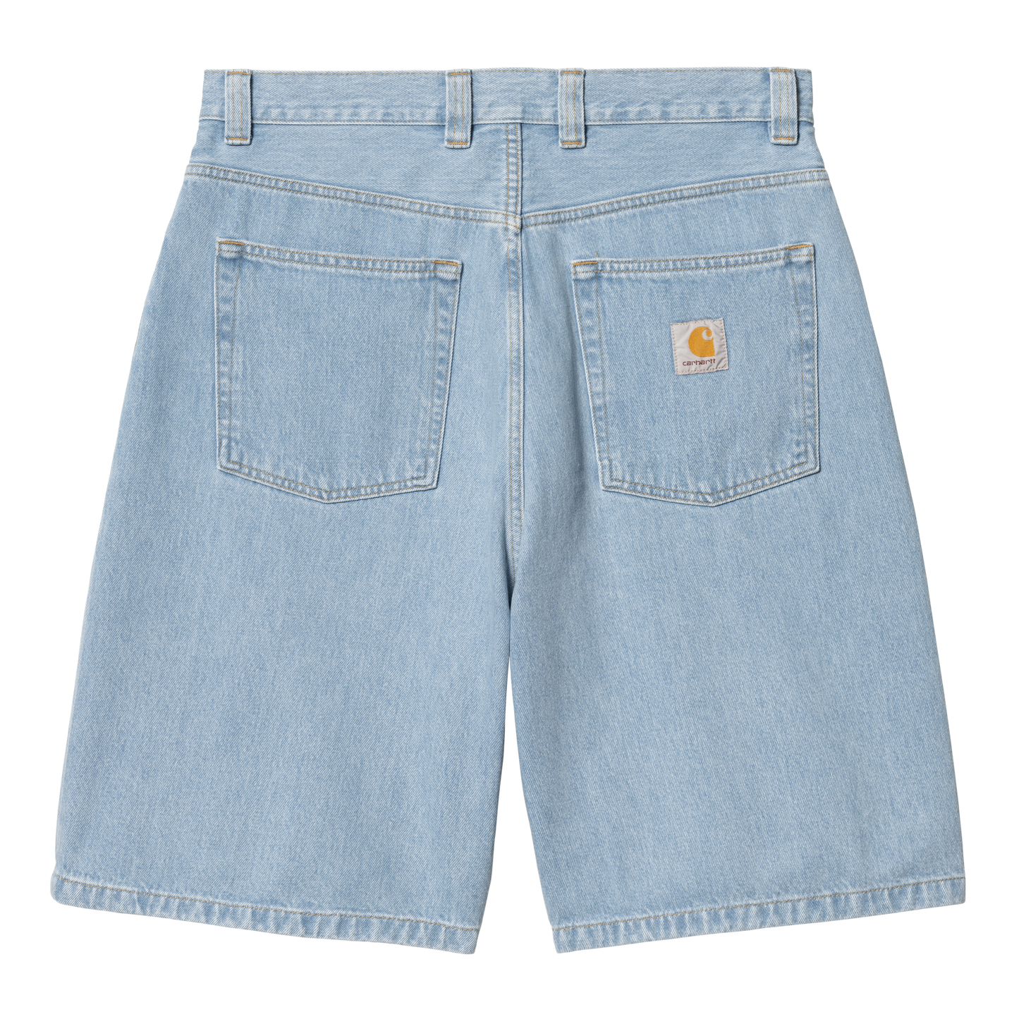 Carhartt WIP Brandon Short - Blue Heavy Stone Bleached