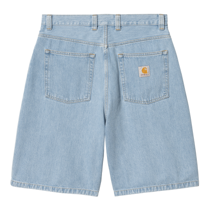 Carhartt WIP Brandon Short - Blue Heavy Stone Bleached