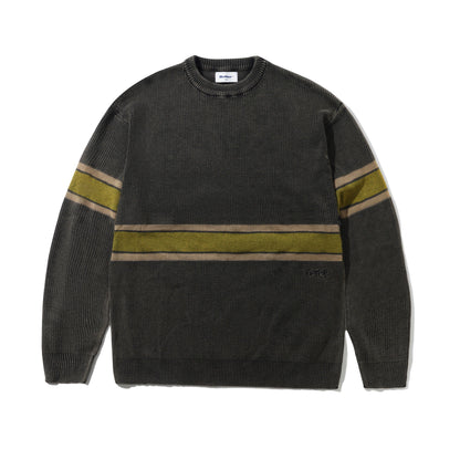 Butter Goods Break Knit Sweater - Washed Black