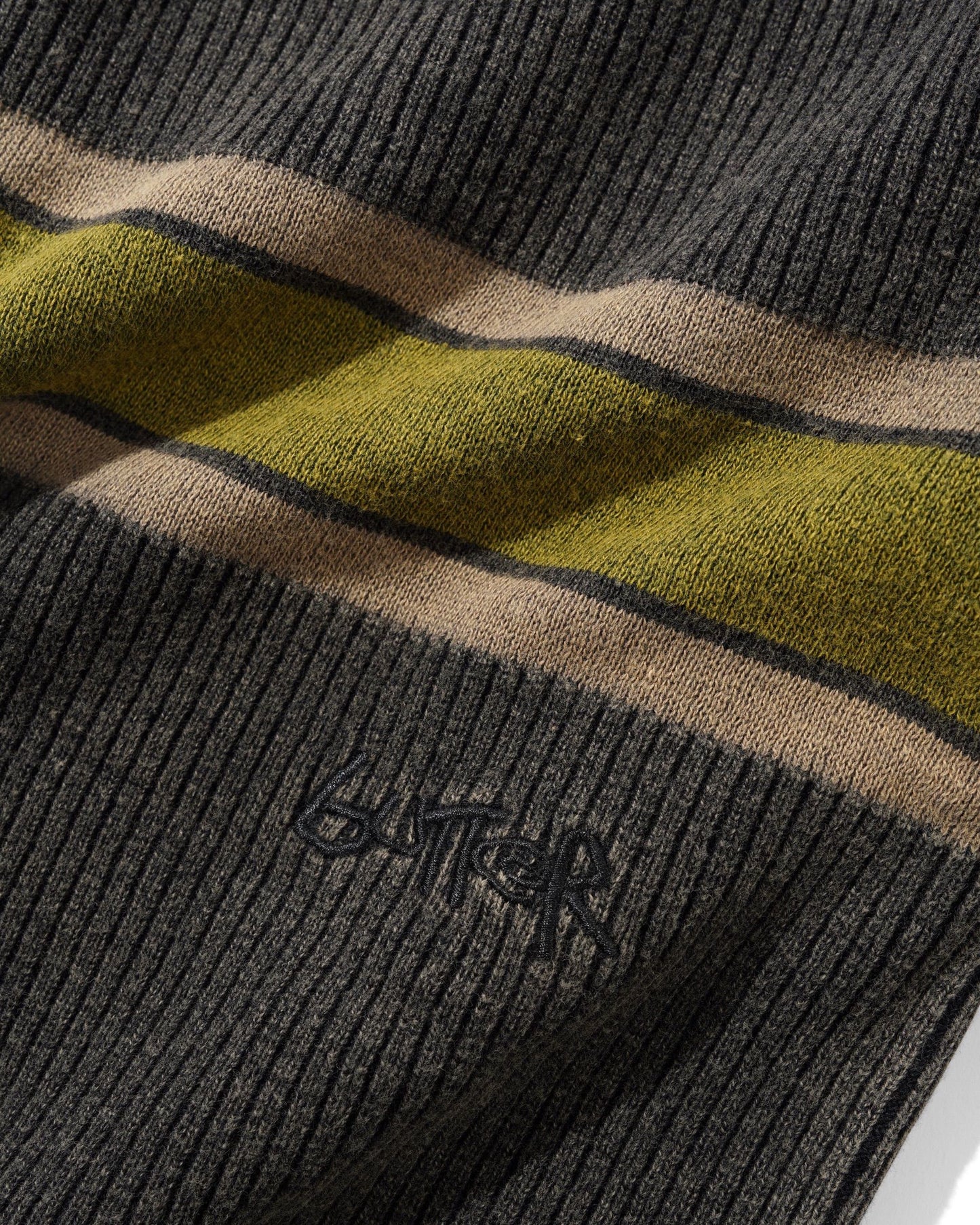 Butter Goods Break Knit Sweater - Washed Black