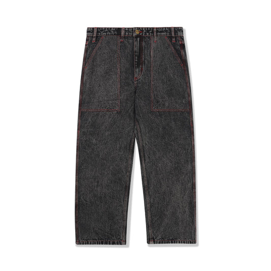 Butter Goods Breakdown Relaxed Denim Jeans - Acid Wash Black