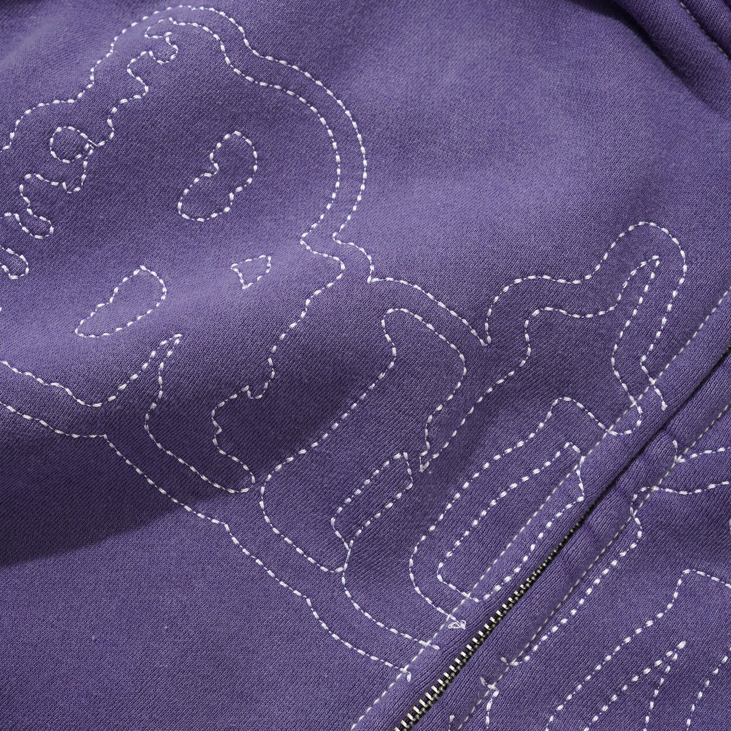 Butter Goods Breakdown Zip-Thru Hoodie - Washed Purple