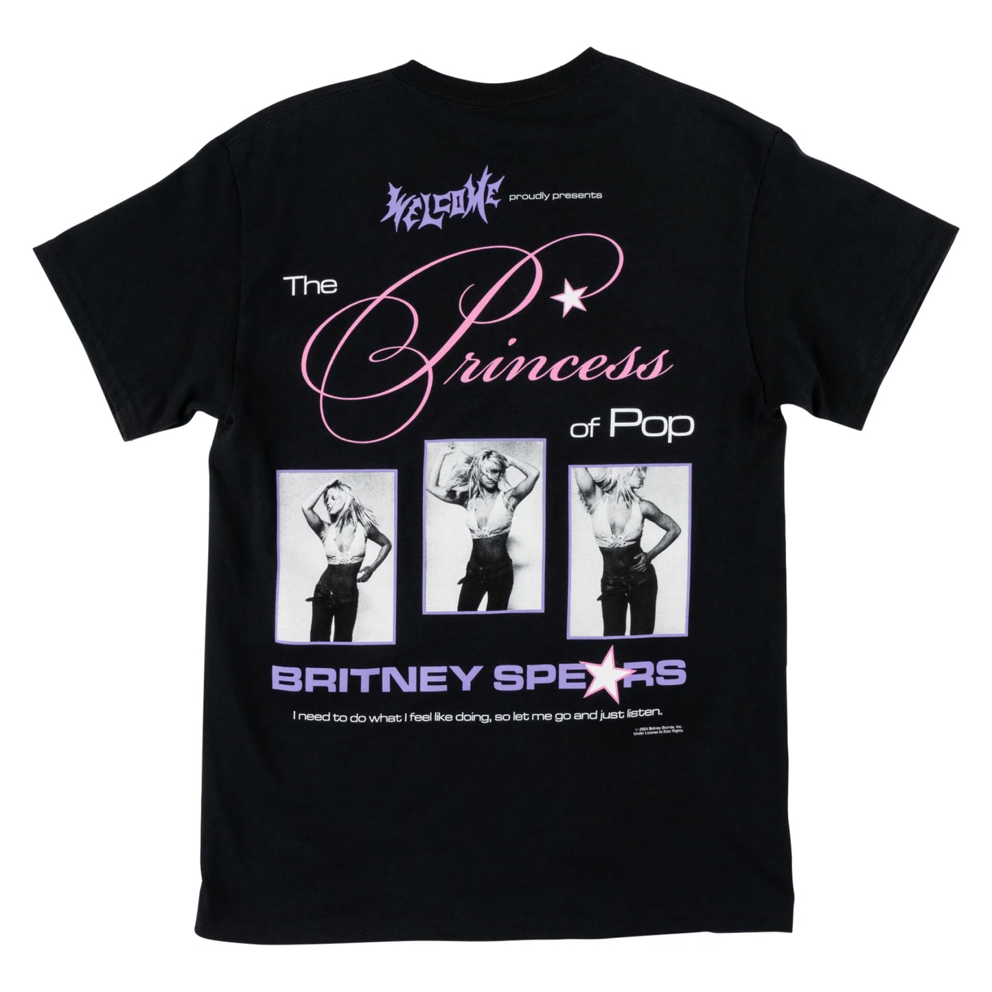 Welcome X Britney Spears Princess Tee - Black