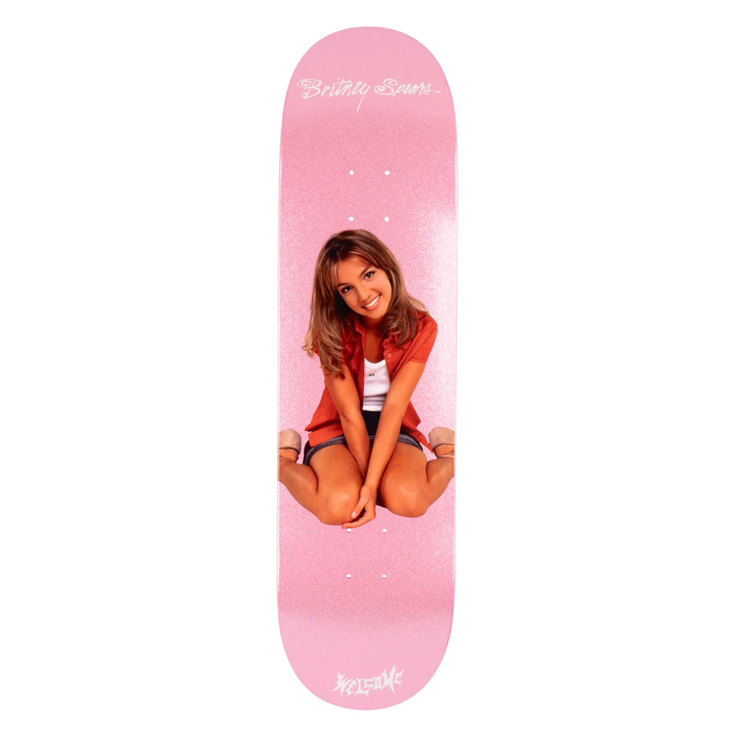 Welcome X Britney Spears Baby One More Time Deck - 8.5 Pink Glitter