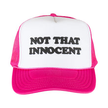 Load image into Gallery viewer, Welcome X Britney Spears Not That Innocent Trucker Hat - Pink