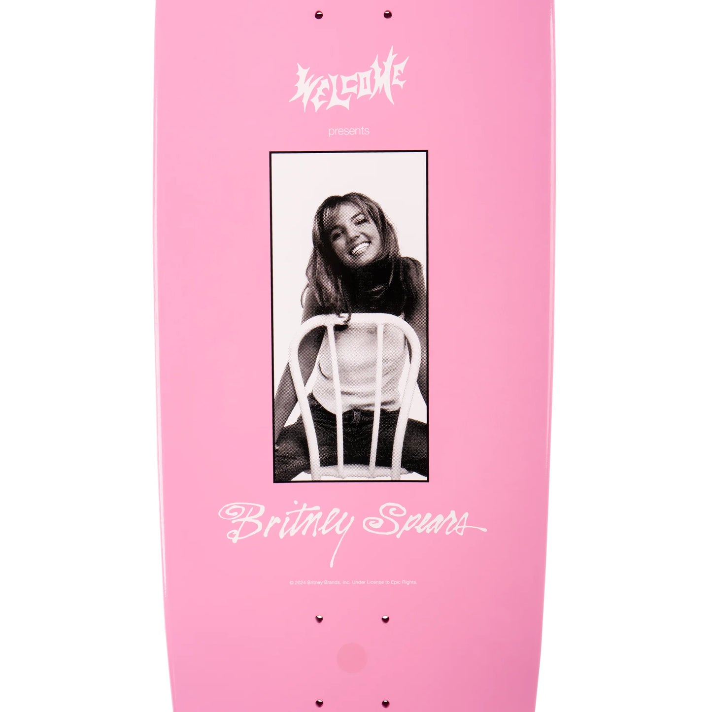 Welcome X Britney Spears Baby One More Time On Boline 2.0 Deck - 9.5 Pink Glitter