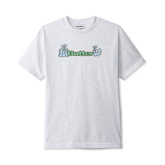 Butter Goods Bugs Logo Tee - Ash