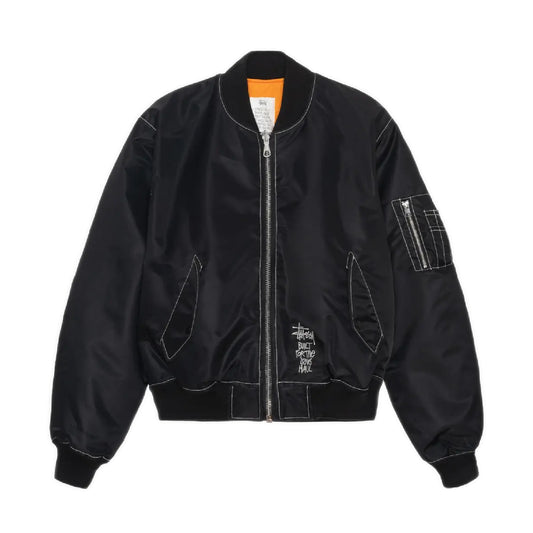 Stussy Built Reversible Bomber Jacket - Black