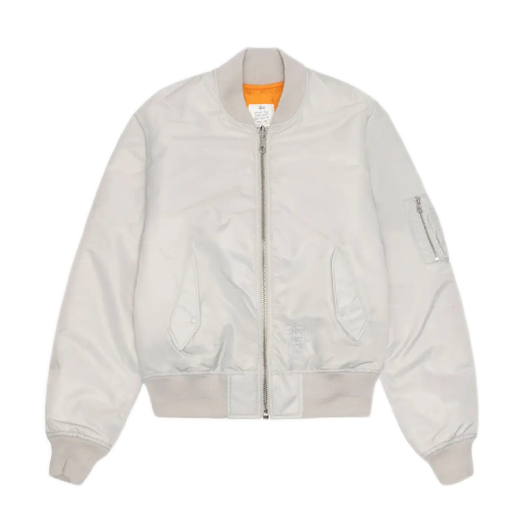 Stussy Built Reversible Bomber Jacket - Grey