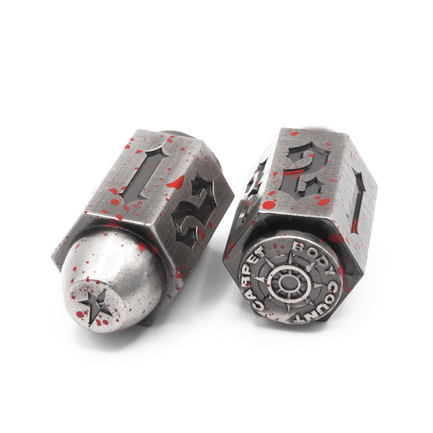 Carpet Company Body Count Bullet Dice - Metallic