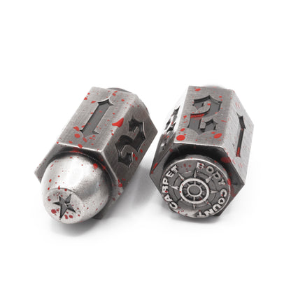 Carpet Company Body Count Bullet Dice - Metallic