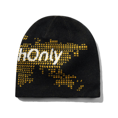 Cash Only Business Skully Beanie - Black