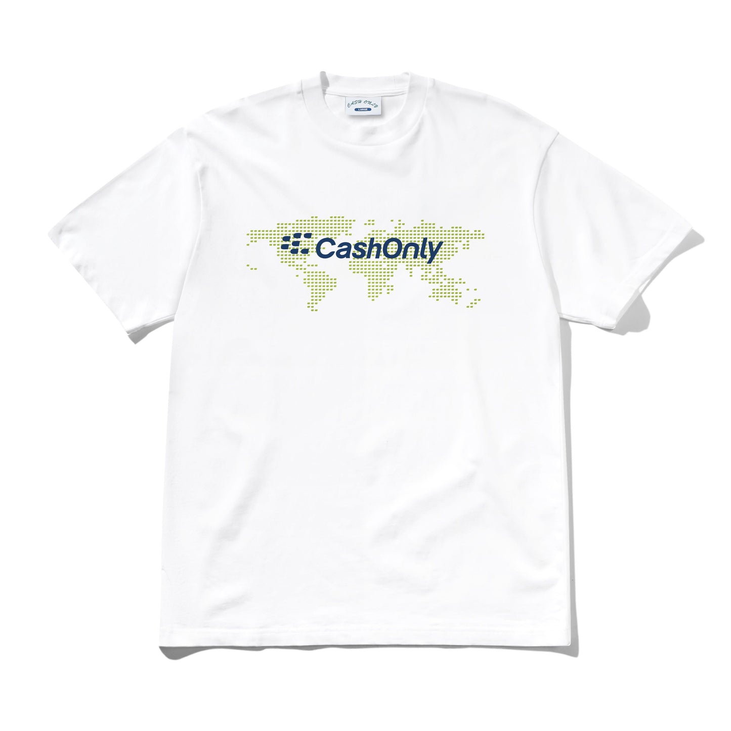 Cash Only Business Tee - White