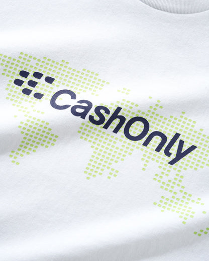 Cash Only Business Tee - White