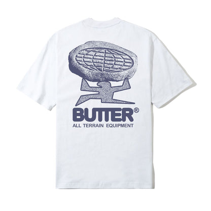 Butter Goods Terrain Tee - White (Blue Print)