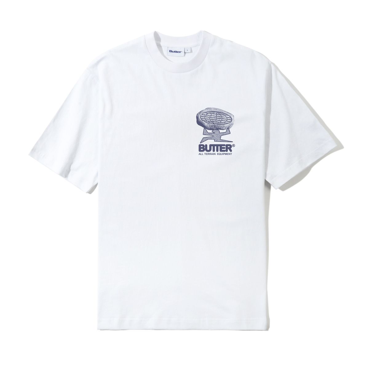 Butter Goods Terrain Tee - White (Blue Print)