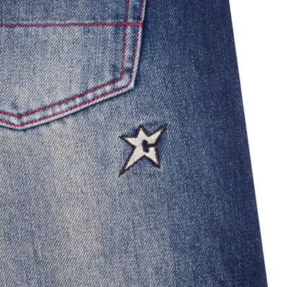 Carpet Company Aged C-Star Jeans - Blue