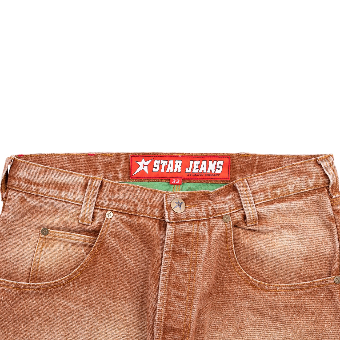 Carpet Company Aged C-Star Jeans - Rust