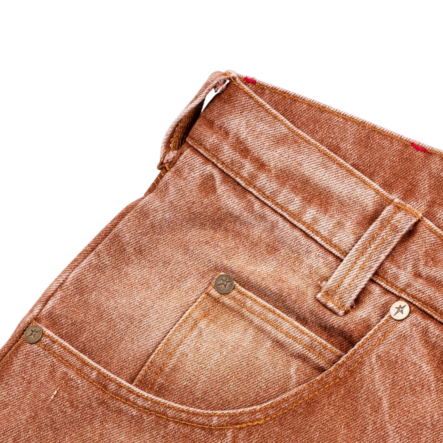Carpet Company Aged C-Star Jeans - Rust