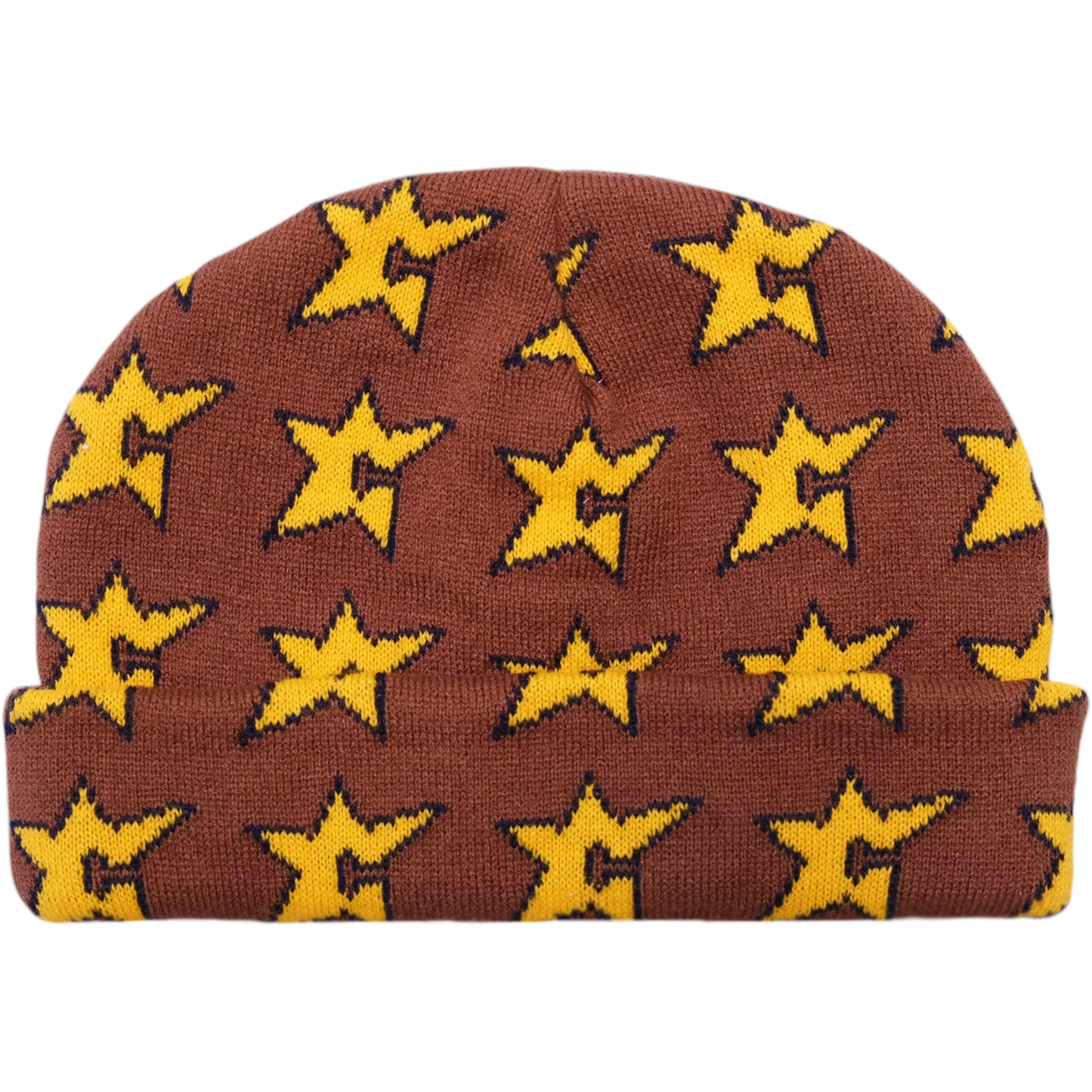 Carpet Company C-Star Beanie - Brown/Yellow