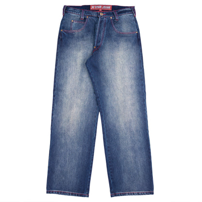 Carpet Company Aged C-Star Jeans - Blue