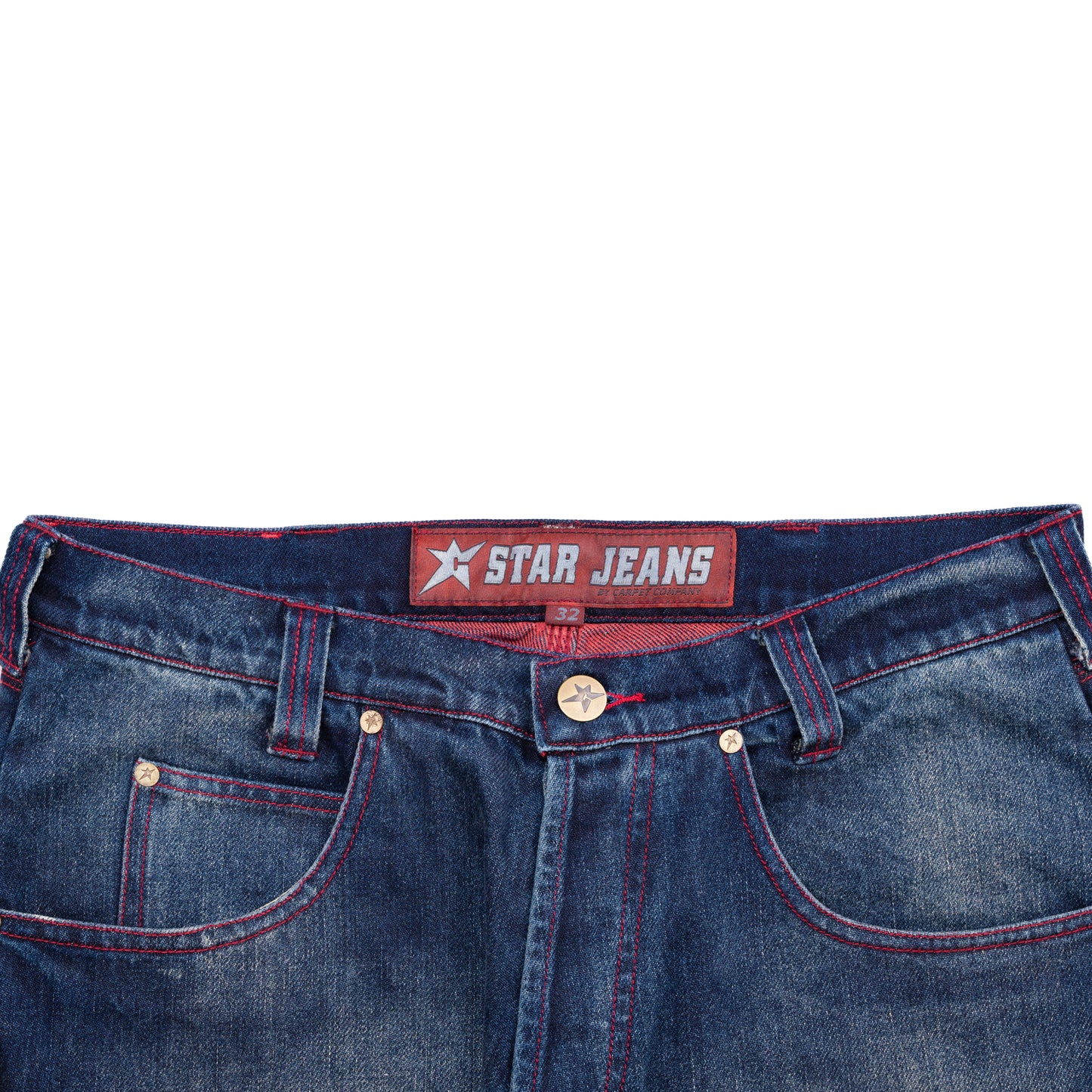 Carpet Company Aged C-Star Jeans - Blue
