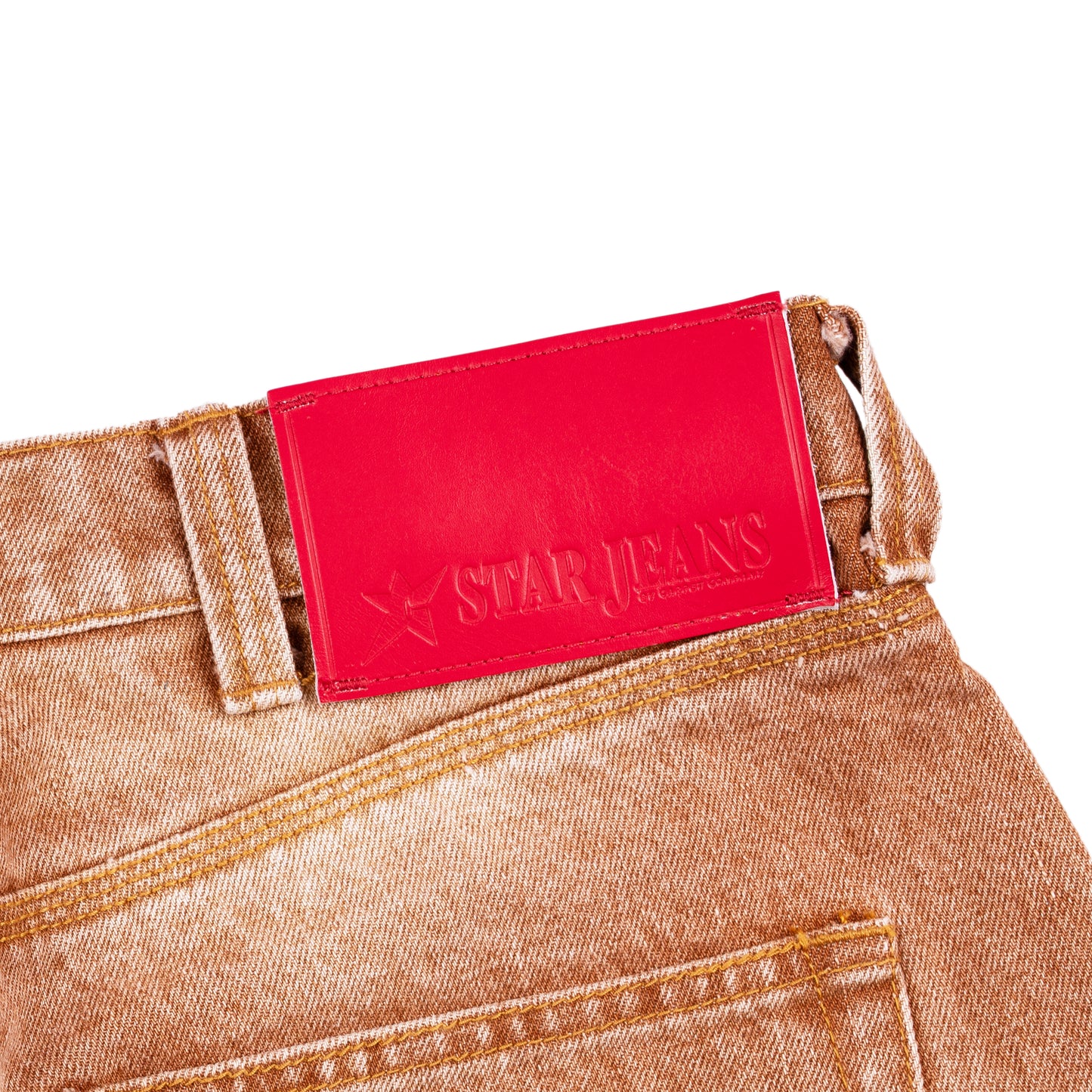 Carpet Company Aged C-Star Jeans - Rust