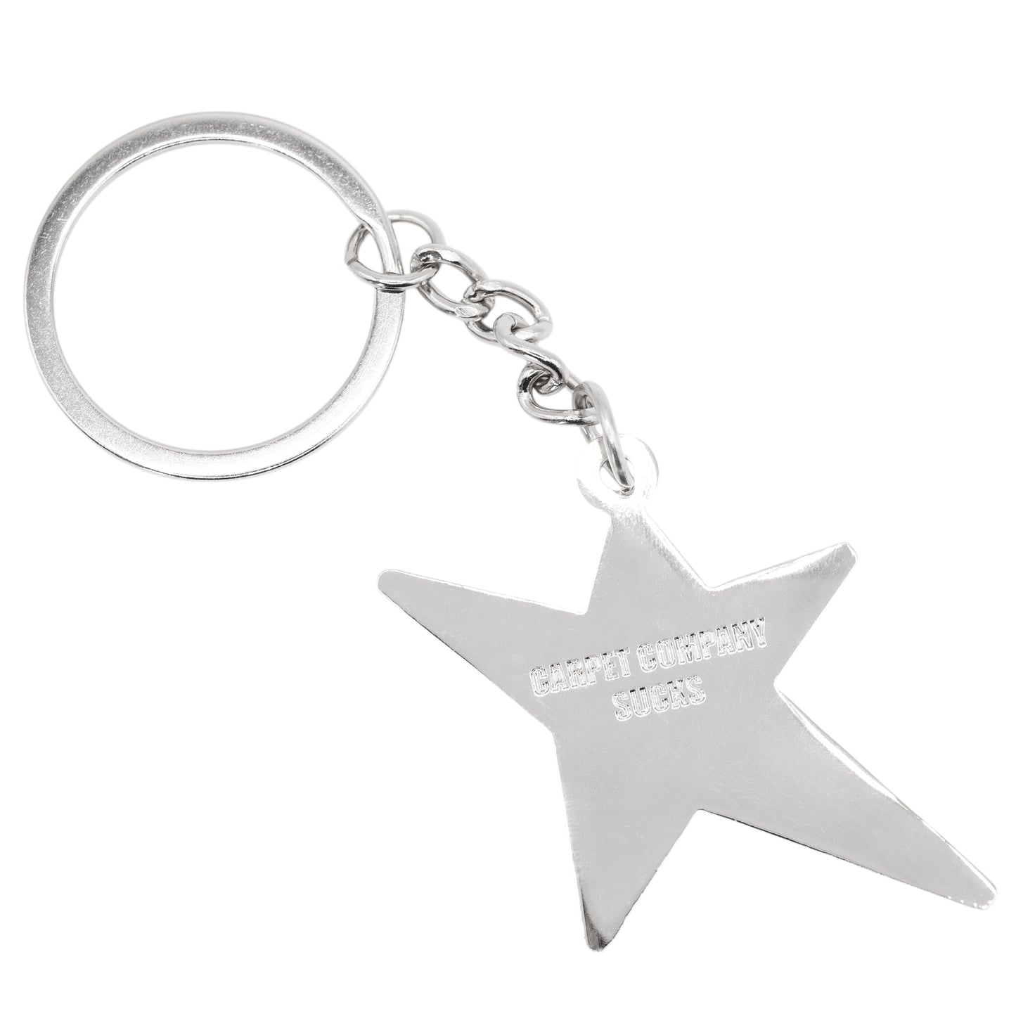 Carpet Company C-Star Keychain - Silver