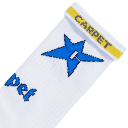 Carpet Company C-Star Sock - White