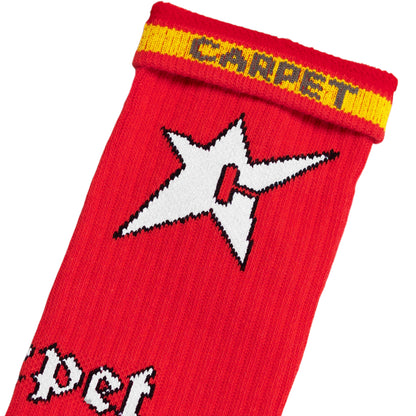 Carpet Company C-Star Sock - Red