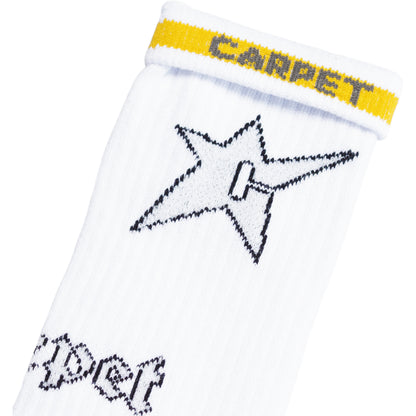 Carpet Company C-Star Sock - White