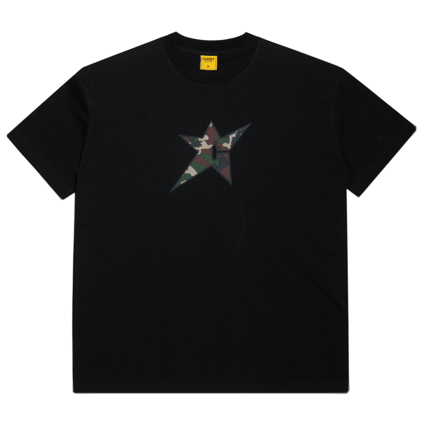 Carpet Company C-Star Camo Logo Tee - Black