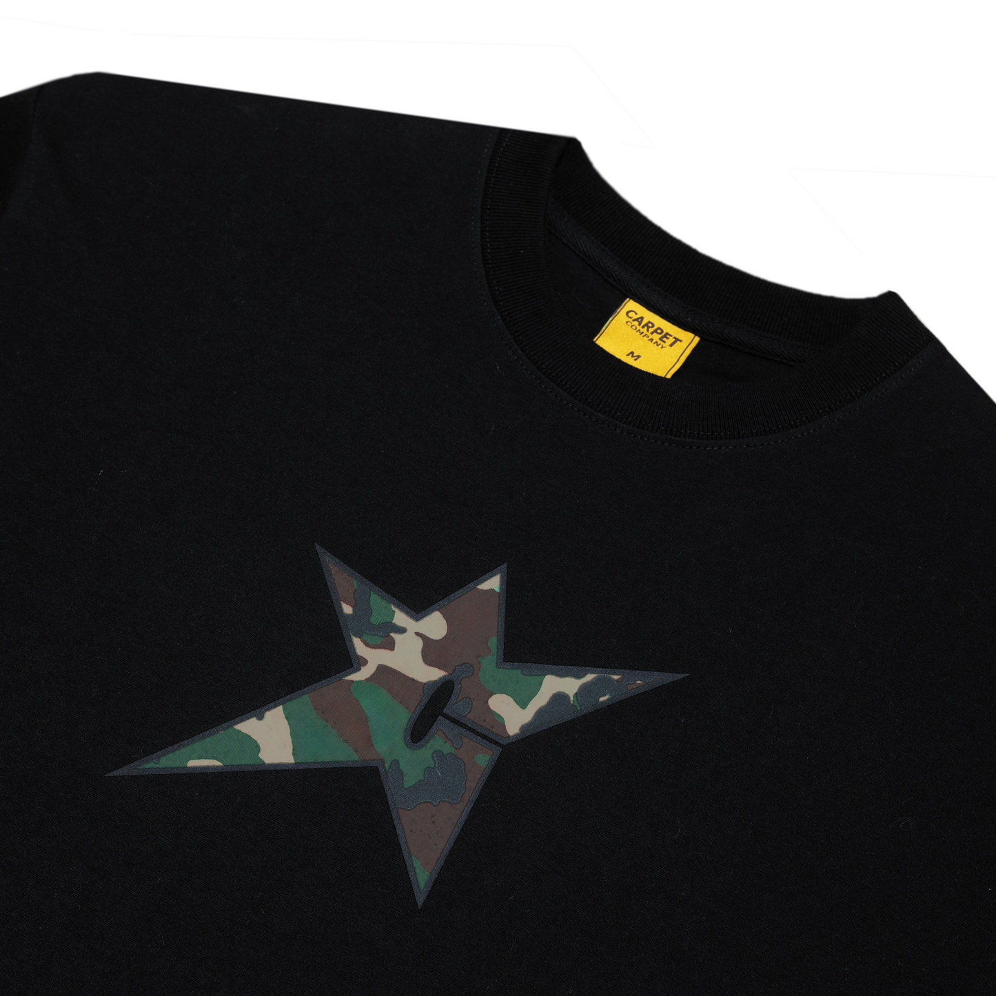 Carpet Company C-Star Camo Logo Tee - Black