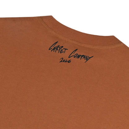 Carpet Company C-Star Glow In The Dark Tee - Brown