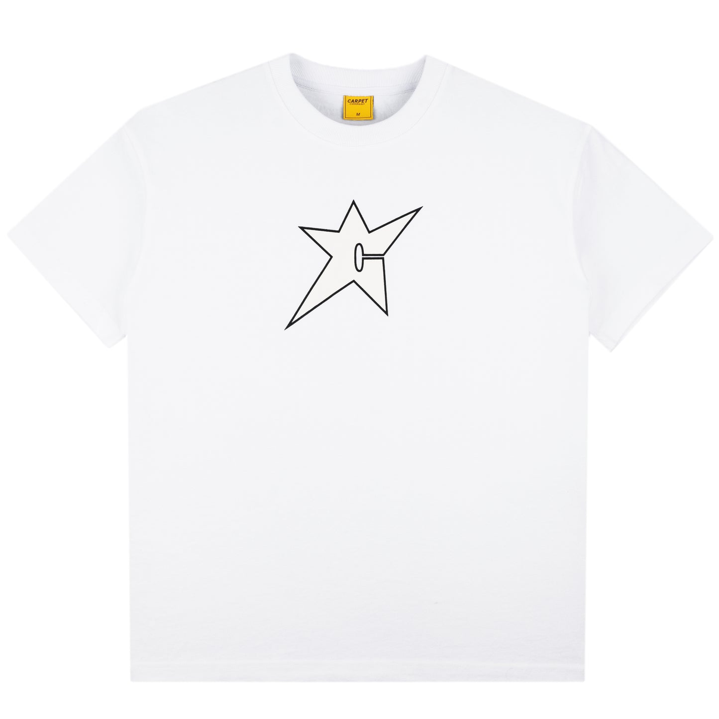 Carpet Company C-Star Glow In The Dark Tee - White